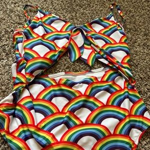 Rainbow One Piece Swimsuit